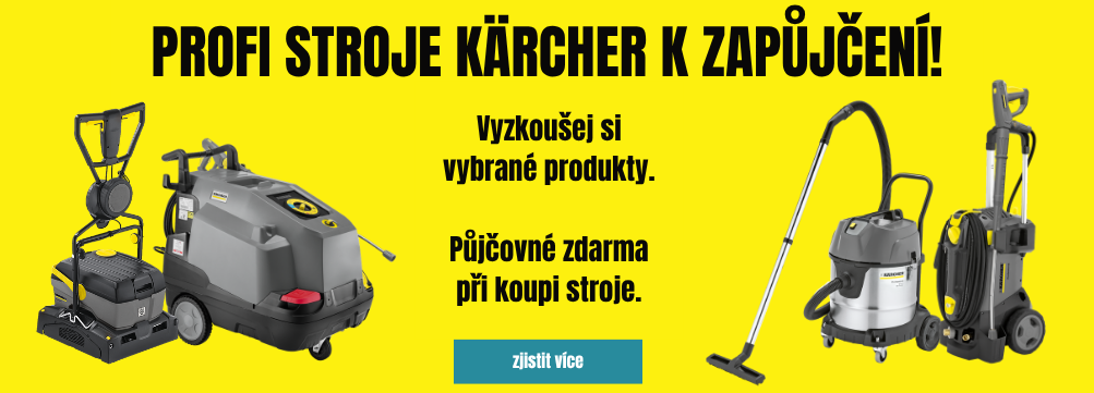 půjčovna profi stroju Kärcher