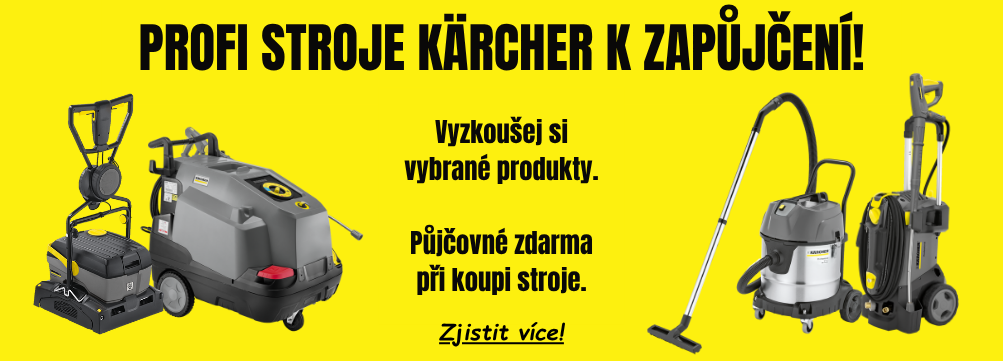půjčovna profi stroju Kärcher